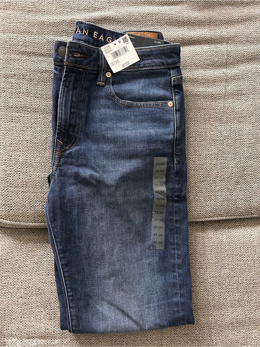 American Eagle Outfitters Men’s Dark Blue Slim Jeans